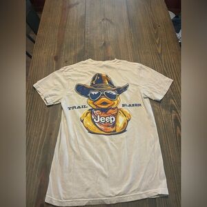 Comfort Colors Cream jeep Trail Blazers tee